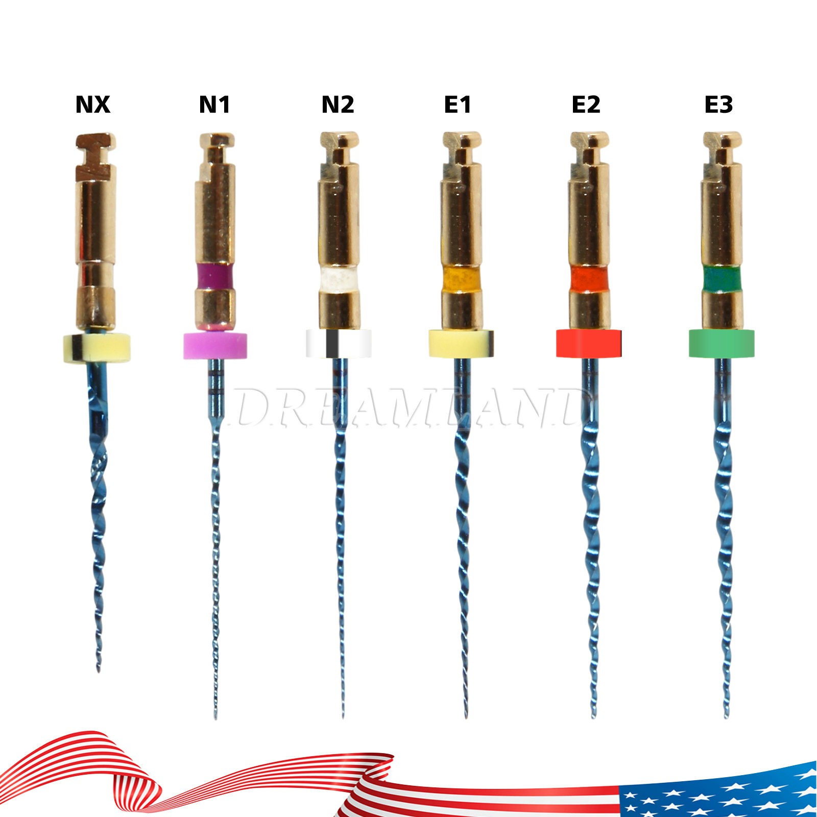 1 PACK Dental Rotary 21MM Lima ENDO Root Canal Niti Files CICADA Universal