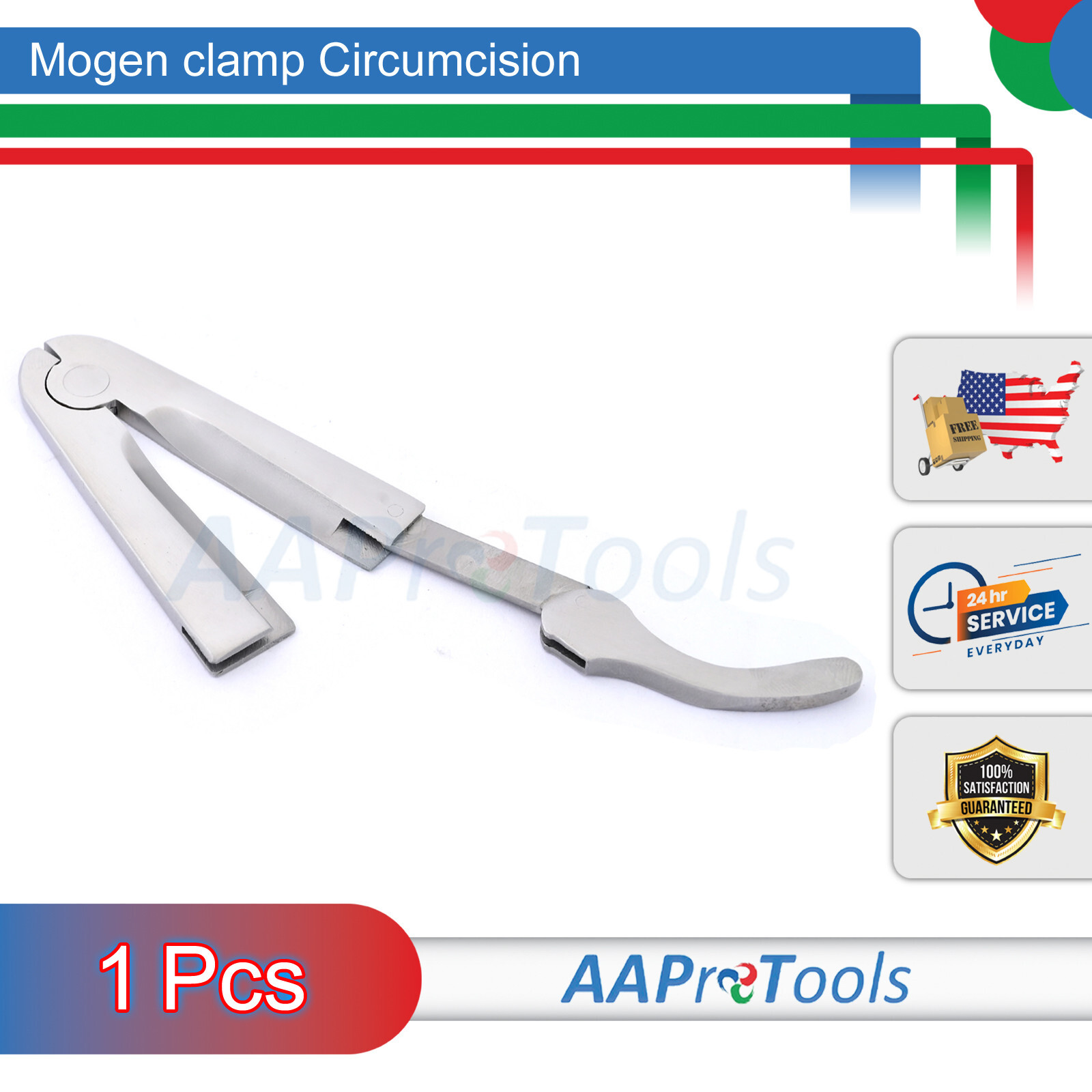 3ps Mogen clamp Circumcision Child Small boy Urology Surgical Surgery Instrument