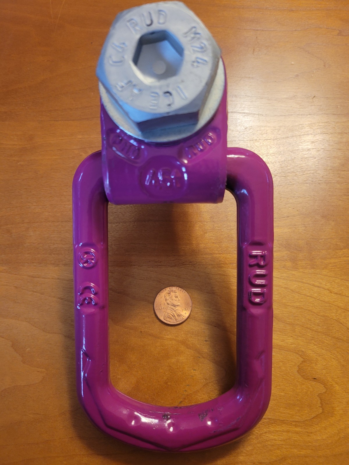 RUD 4.5 Ton Swivel Lifting Ring Hoist Eye M24x3.0 Bolt