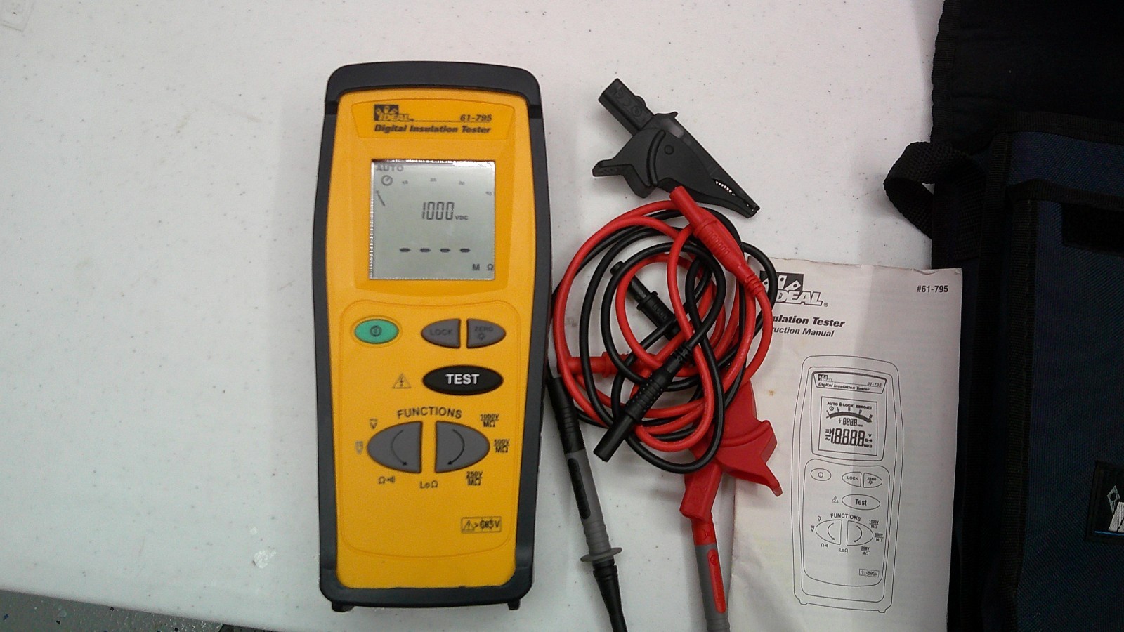 Ideal Megohmmeter – Digital Insulation Tester (61-795)
