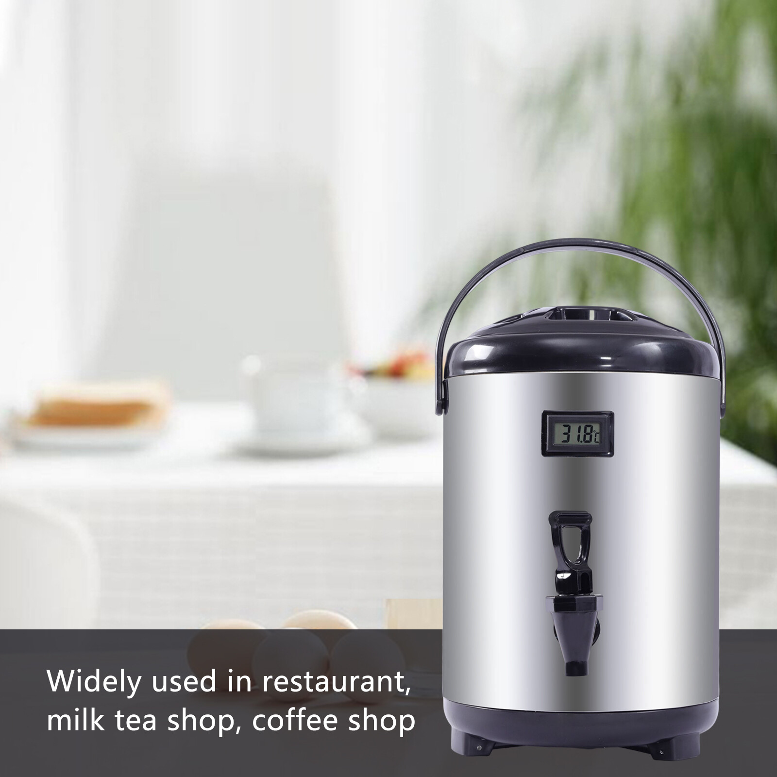 2.11Gal Insulated Thermal Hot and Cold Thermal Coffee Beverage Dispenser 8L