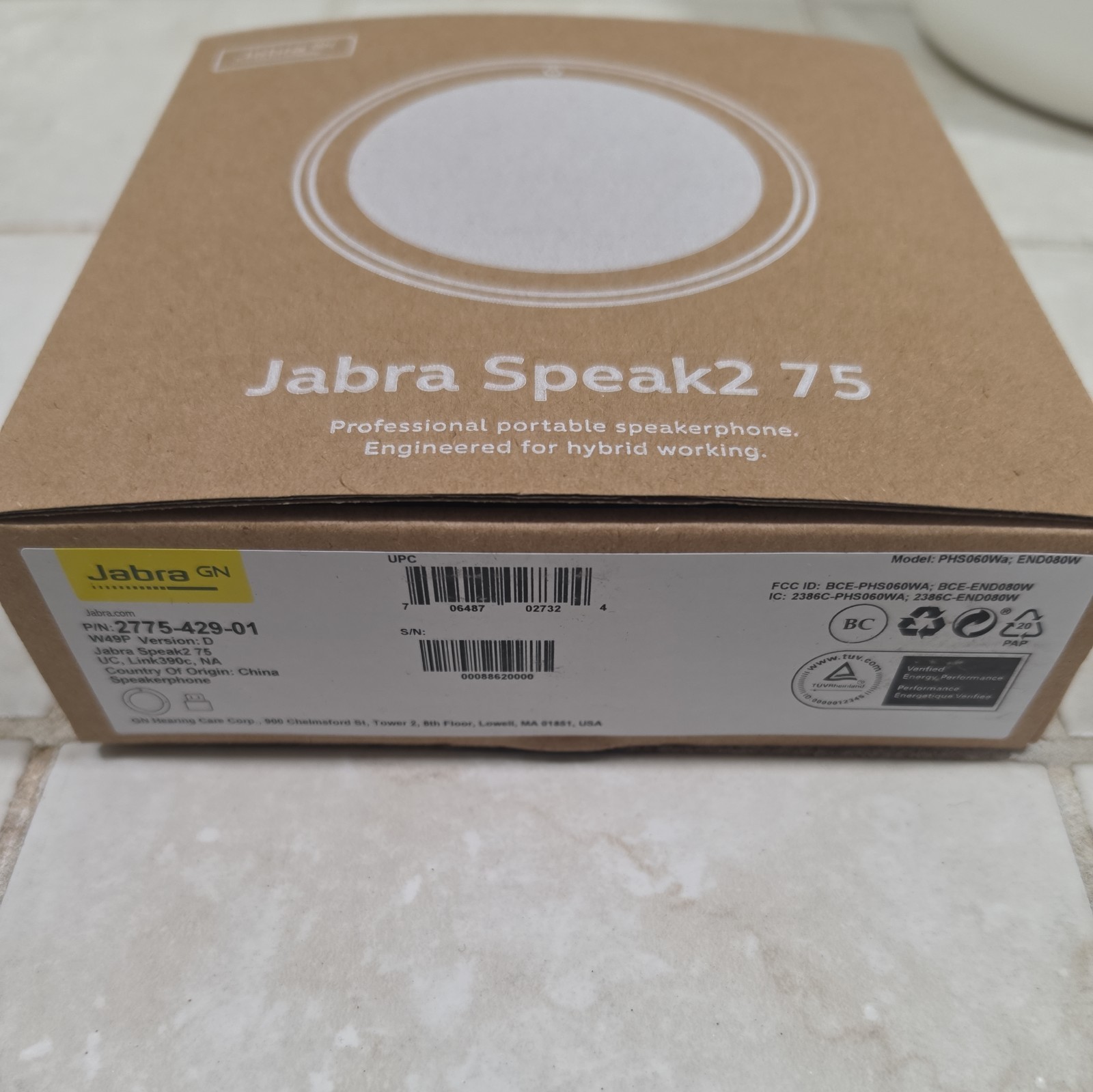 JABRA Speak2 75 Conferencing Speakerphone Gray