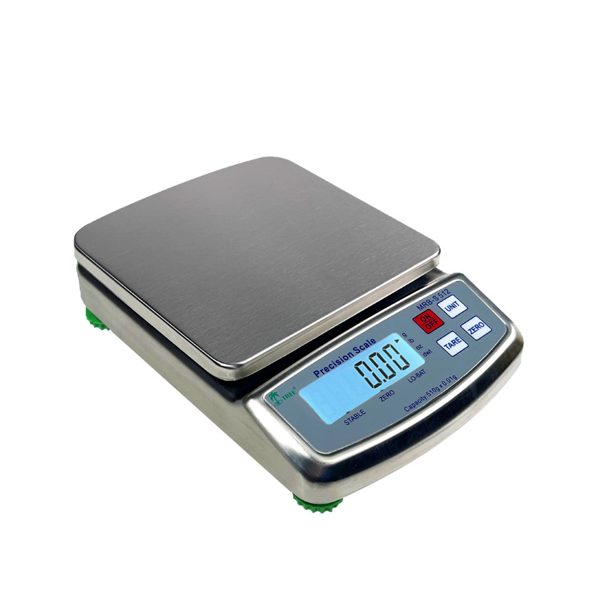 Tree MRB-S-512 Portable Stainless Bench Scale Balance 510g x 0.01 Gram w/ AC