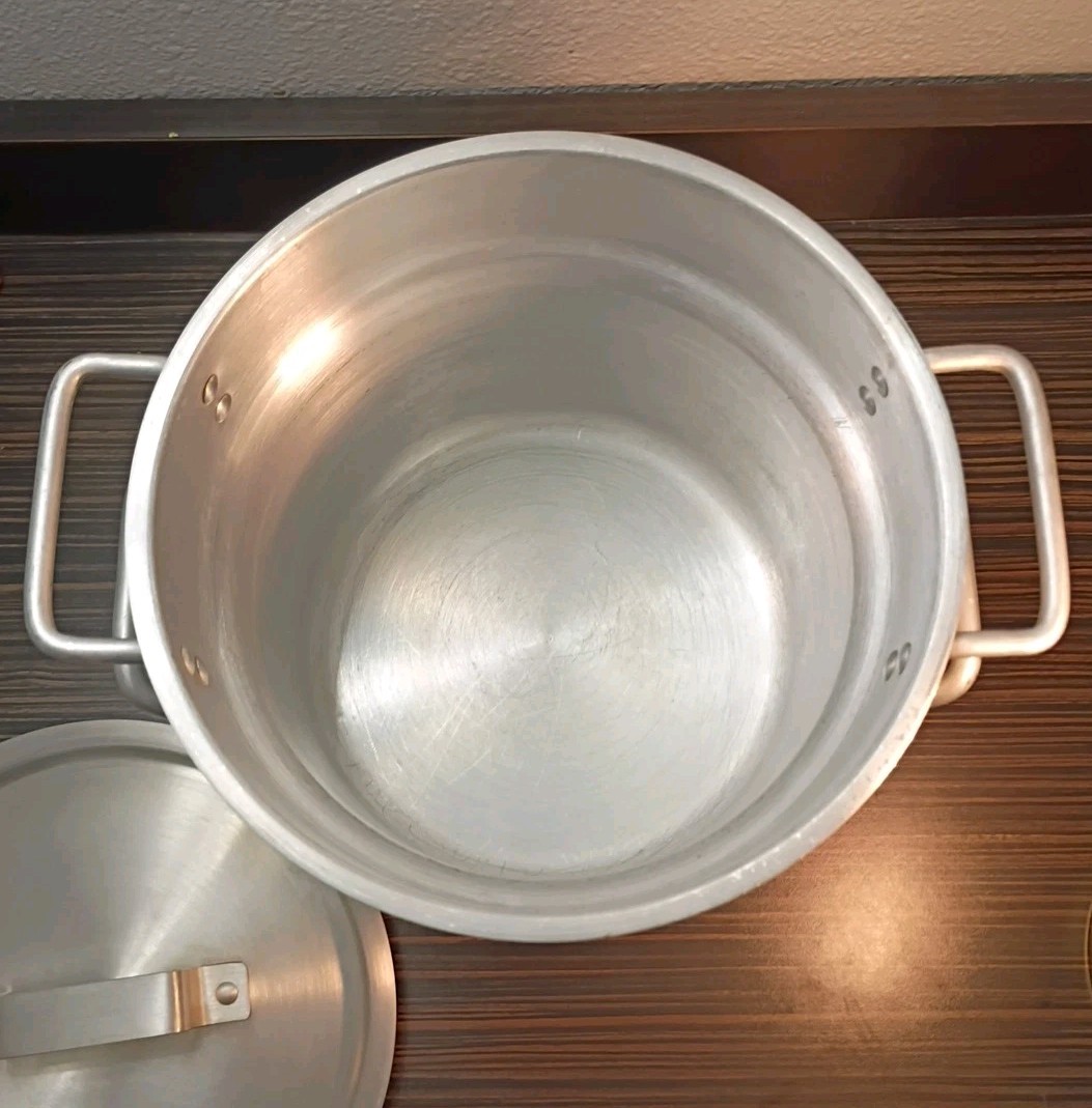 12 Qt Heavy-Duty Aluminum Stock Pot Iris Smart & Final – NSF – Made in USA