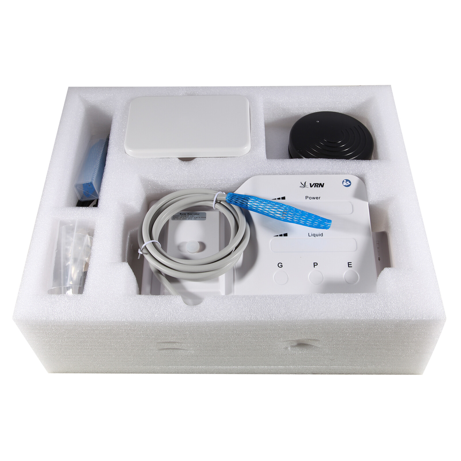 LED Dental Ultrasonic Piezo Scaler Handpiece Bottle Fit EMS Woodpecker + 10*Tips