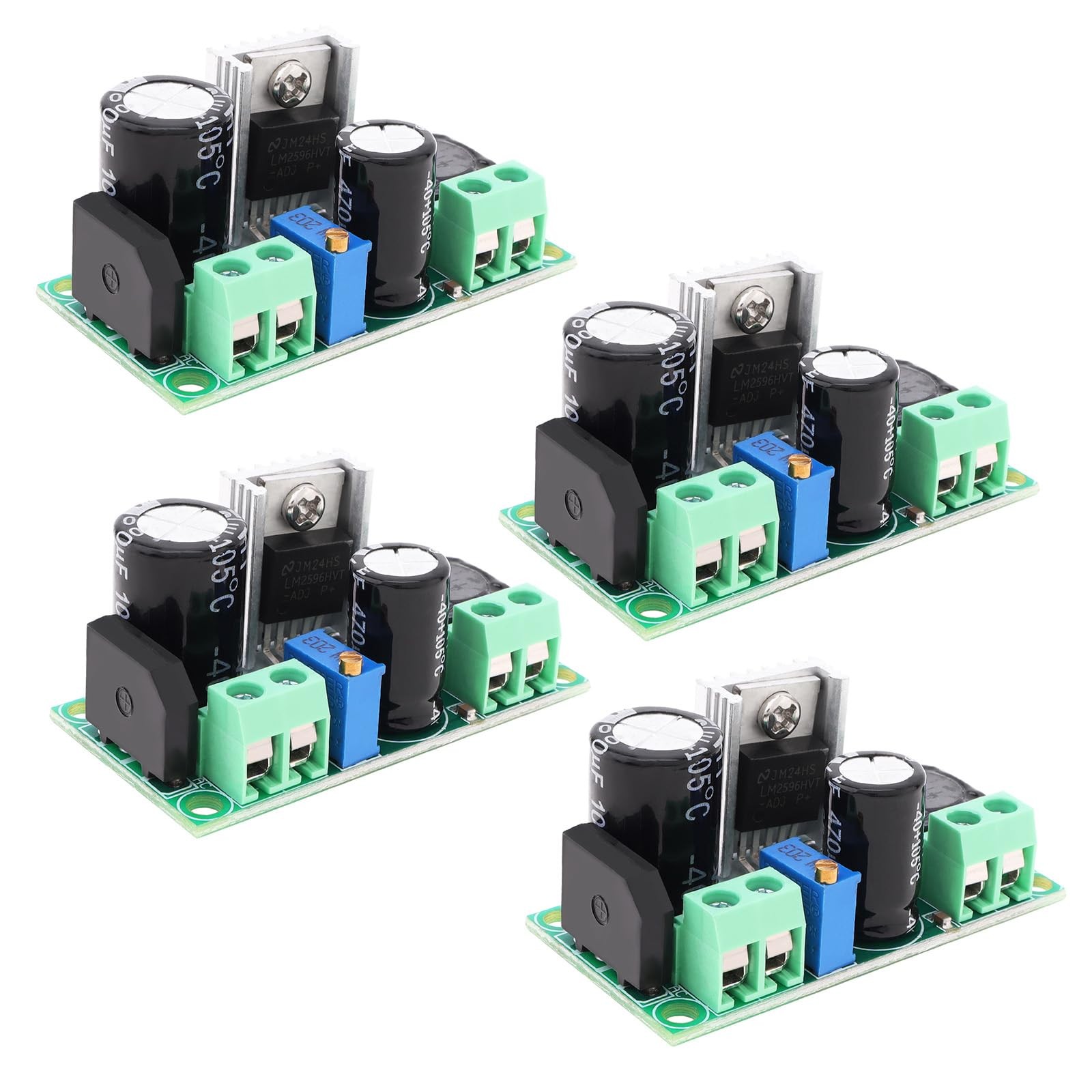 DiGiYes 4Pcs AC/DC to DC Step Down Buck Converter AC 5V-30V 5V-48V DC…