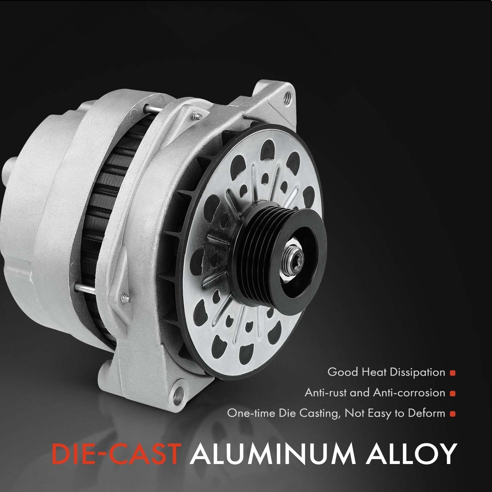Alternator Cadillac DeVille Eldorado 1998-99 V8 4.6L 12V 140A 6-Groove 10464089