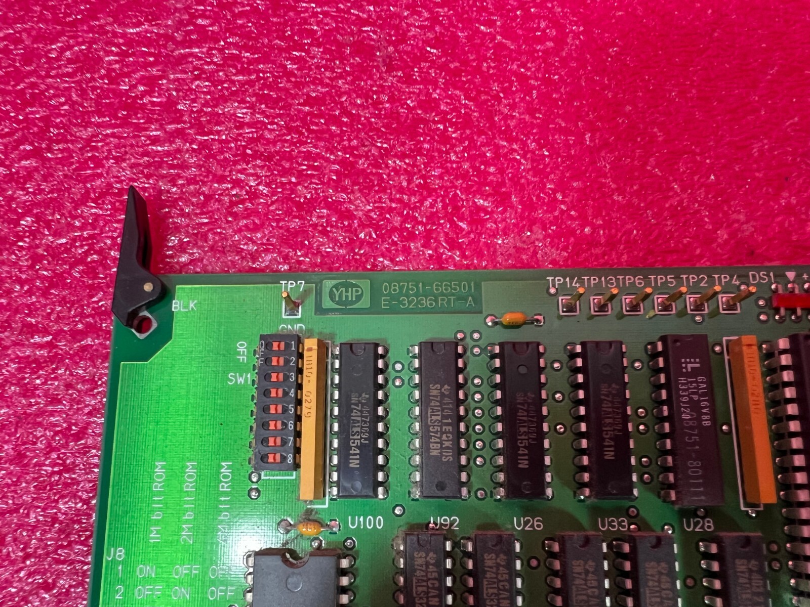 HP Agilent 8751A 5Hz to 500 MHz Network Analyzer Board 08751-66501 E-3236 RT-A