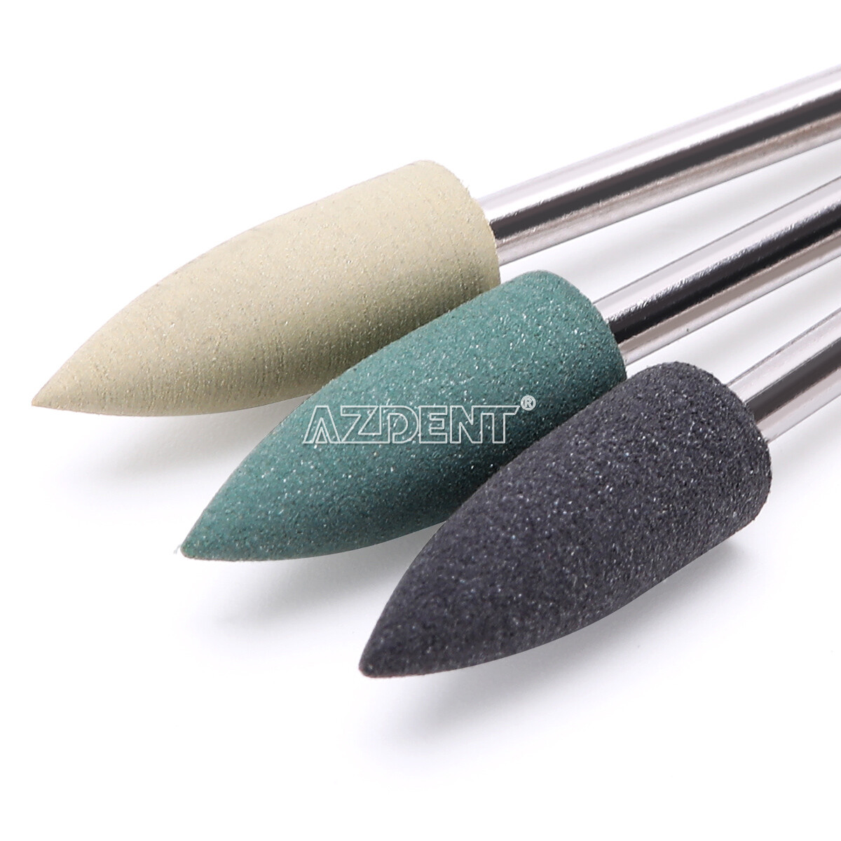 US Dental Polishing Burs Resin Base Acrylic Invisible Denture Silicone Grinding