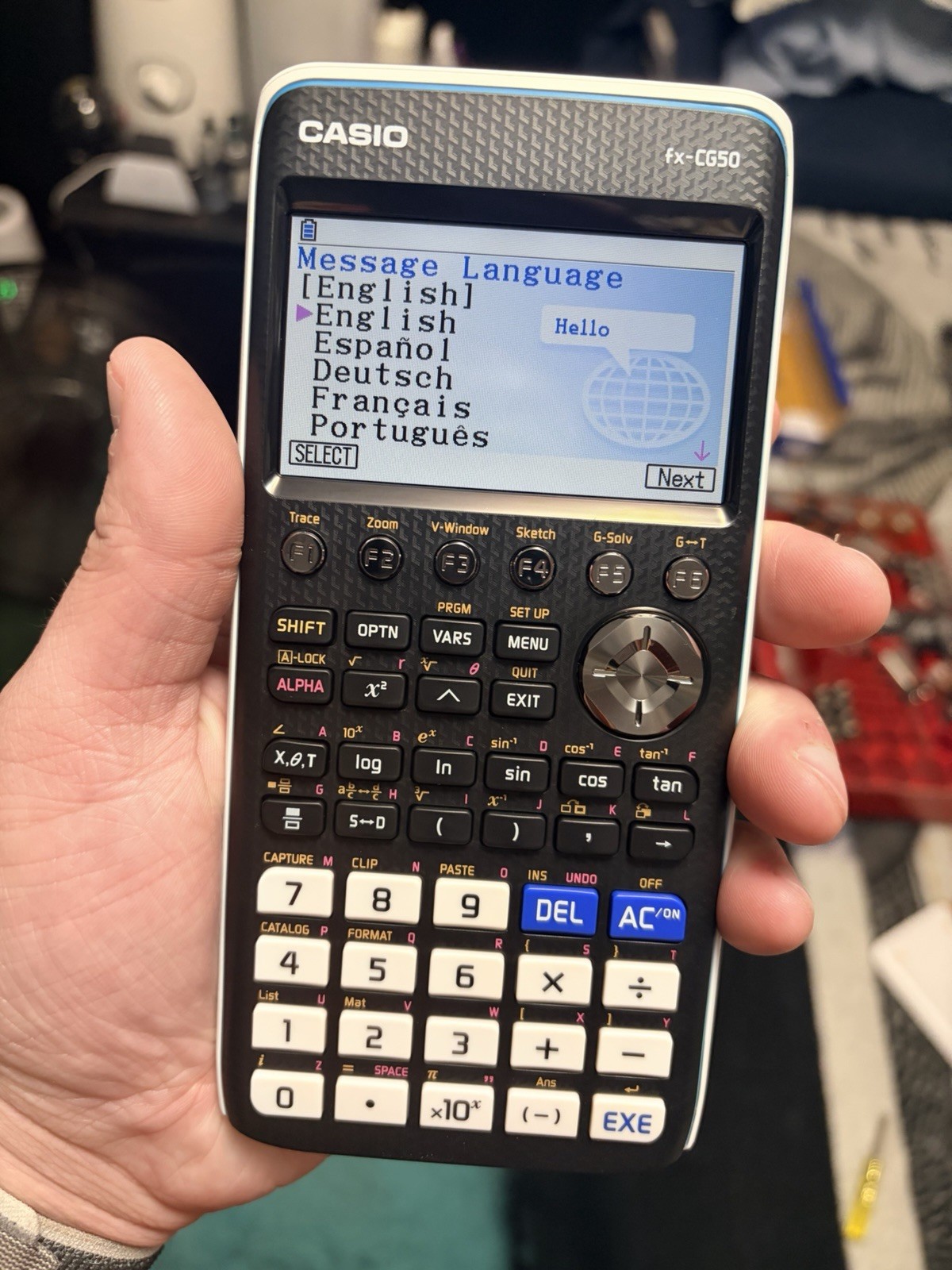 Casio FX-CG50 Graphing Calculator – Black (used-no Charging Cable) ➗✖️🟰