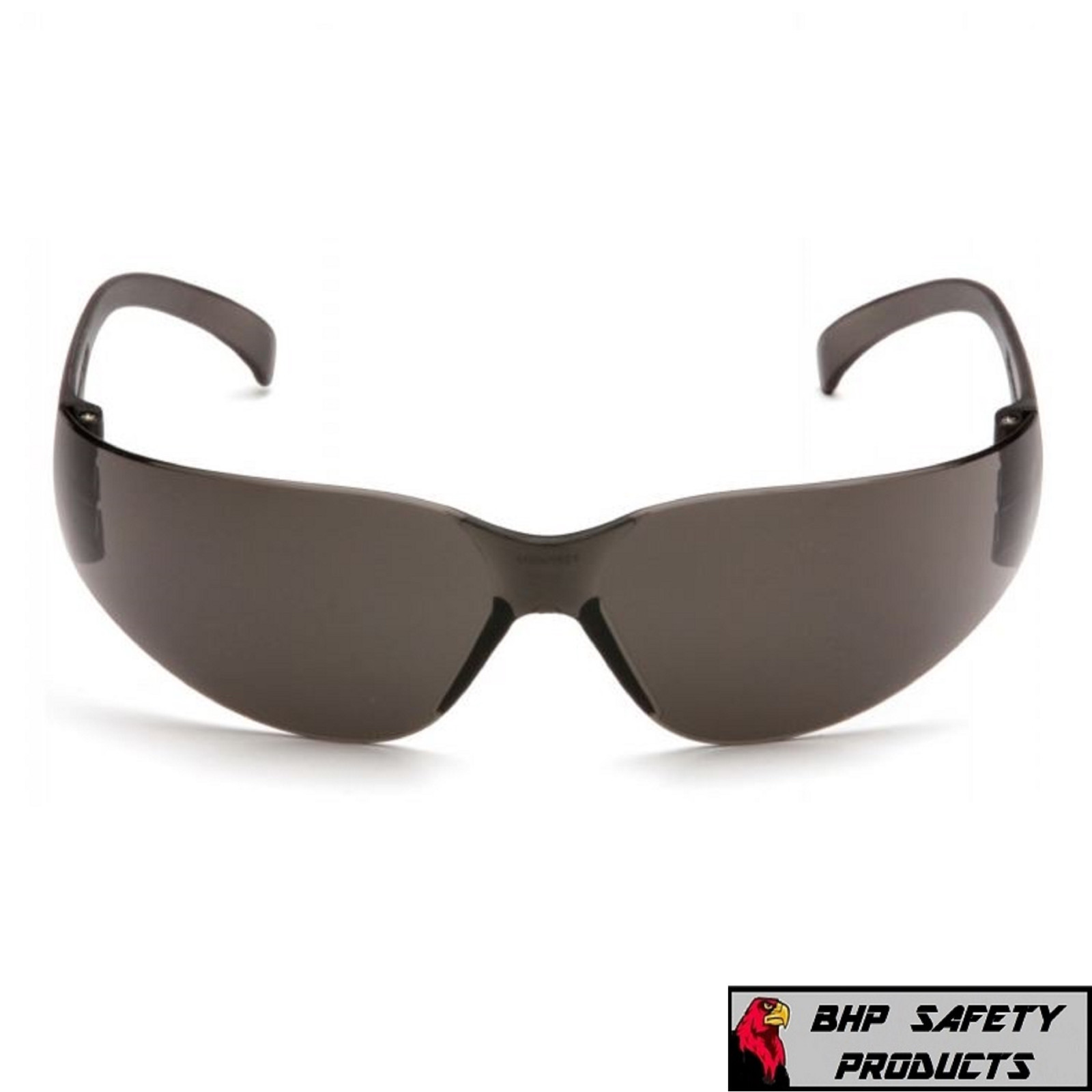 (3 PAIR) PYRAMEX INTRUDER SAFETY GLASSES SMOKE/GRAY LENS WORK EYEWEAR S4120S