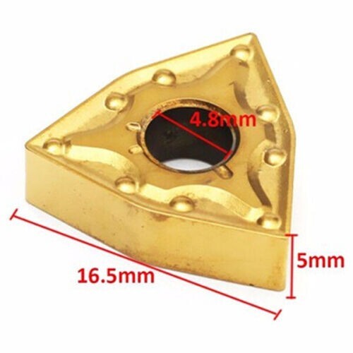 Set of 20mm Lathe Turning Tool Holder MWLNR2020K08 + 10 WNMG0804 Carbide Inserts