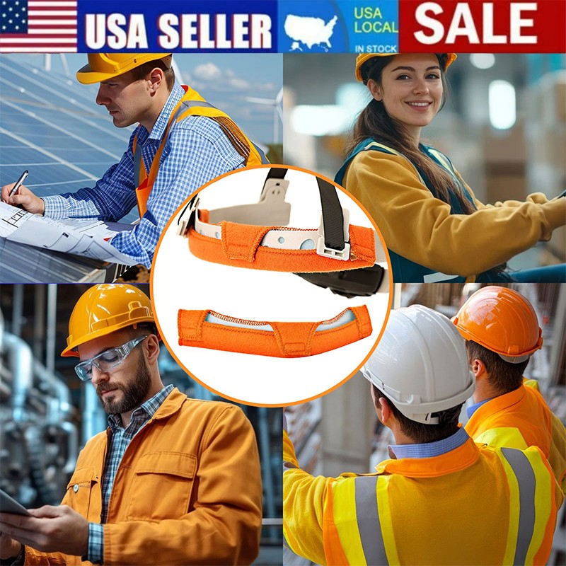 2-40pcs Safety Helmet Sweatband Cotton Hard Hat Liner Accessories Washable