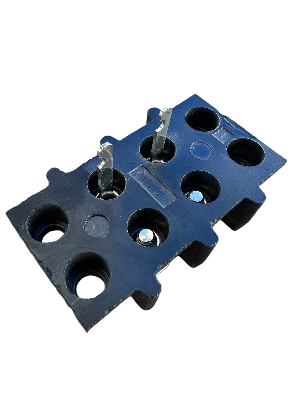 Barrier Strip Dual Barriers 2 Position Terminal CINCH Black 2 Screw Connectors