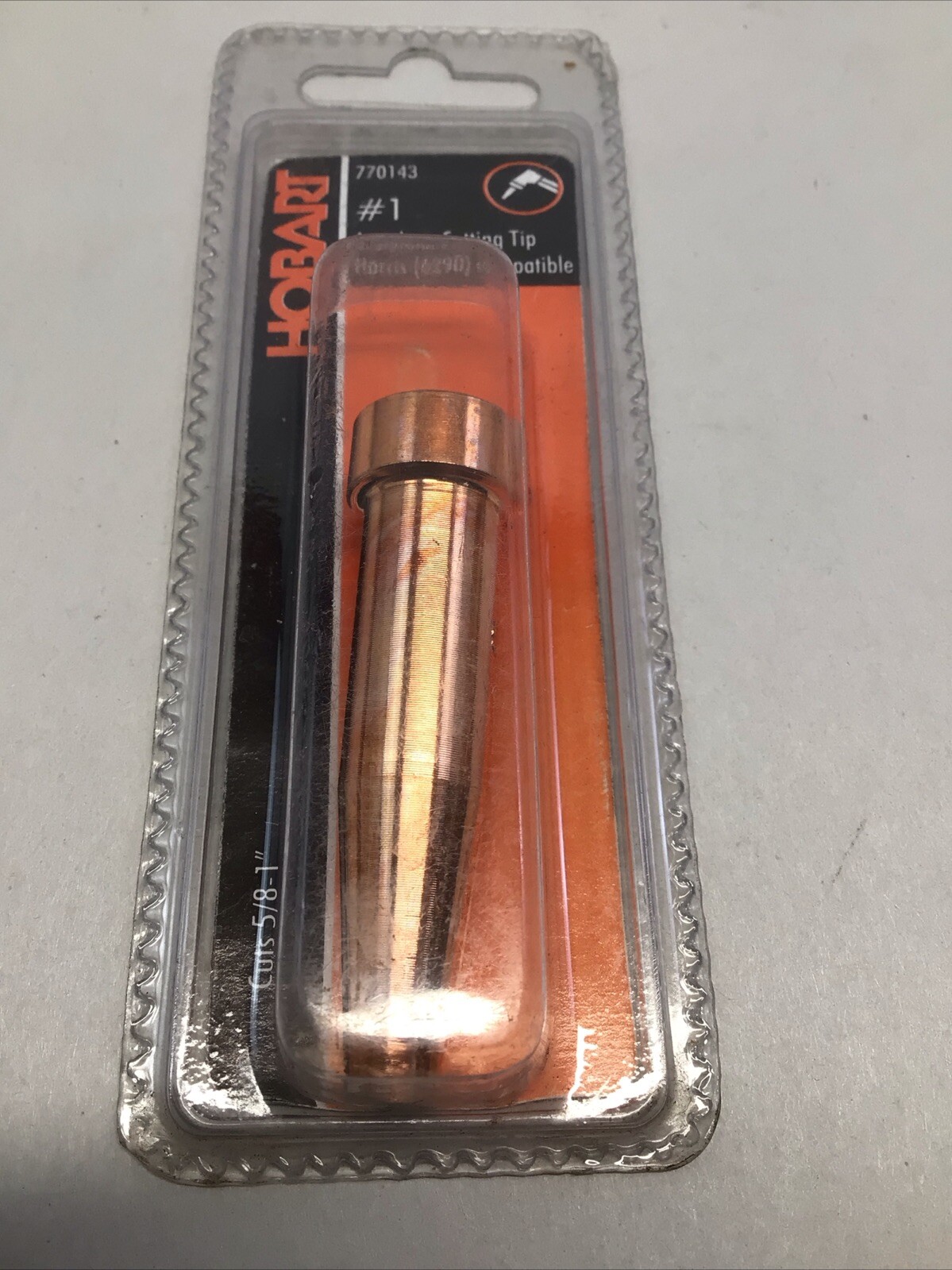 Hobart #1 Acetylene Cutting Tip Acetylene Medium Duty Brand New