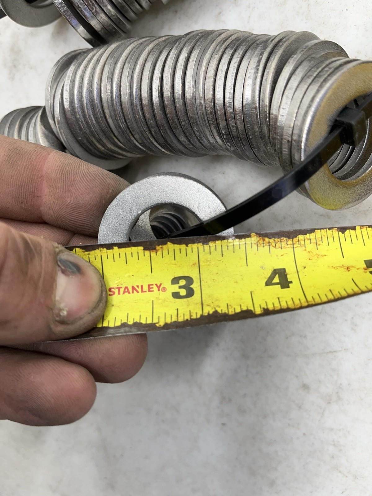BAG of 50 — 3/4″ Conquest USS Flat Washer – Plain Finish