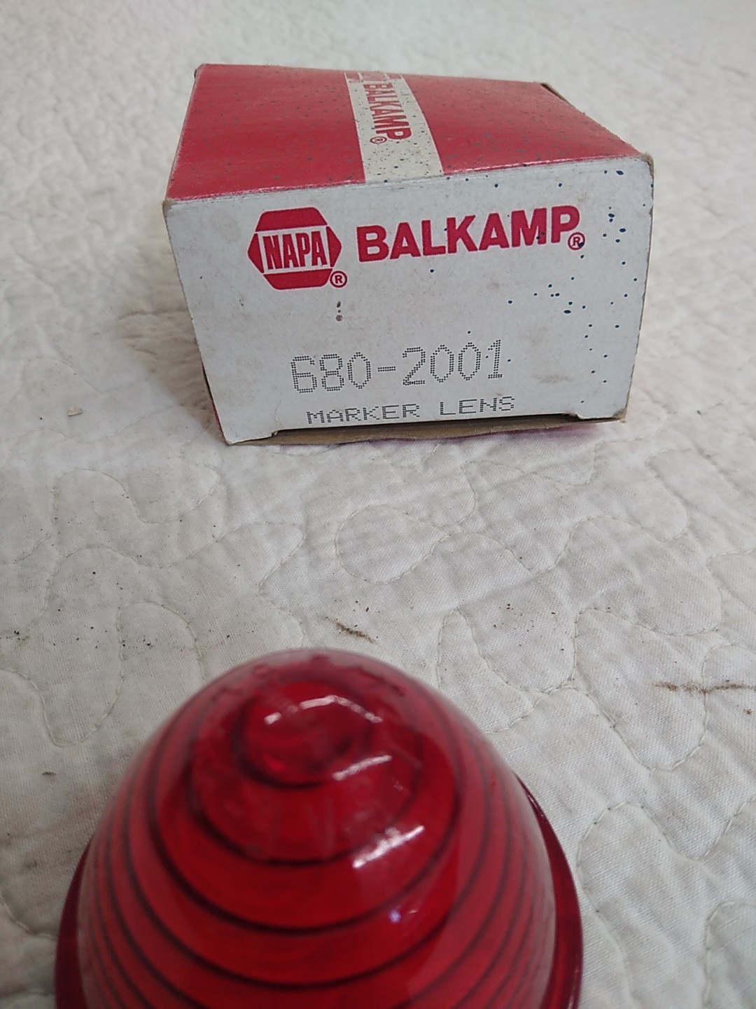 ONE GENUINE NAPA BALKAMP MARKER LENS 680-2001