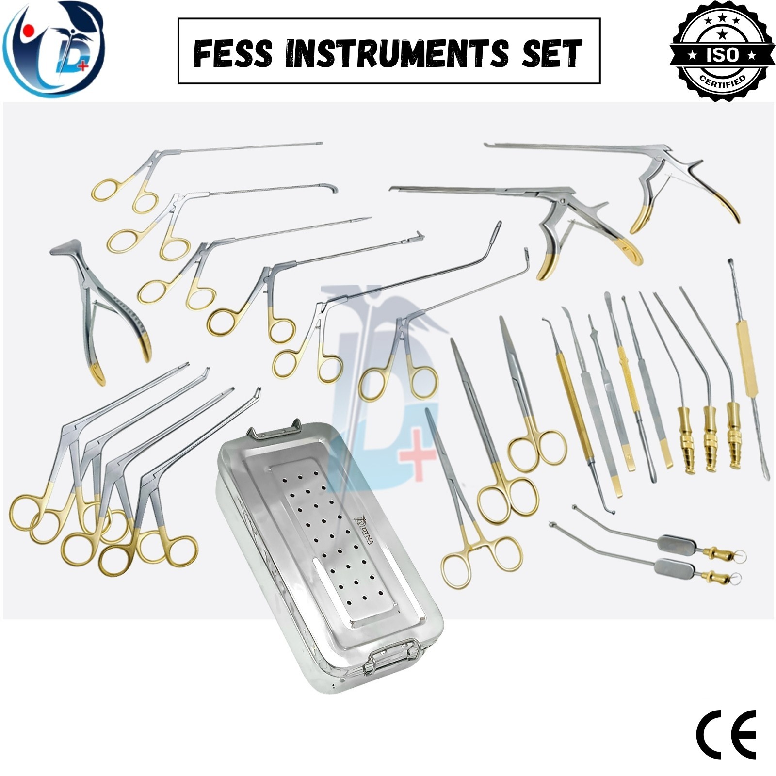 Fess Instruments Set Endoscopic Sinus Surgery ENT Instrument Set German Quality
