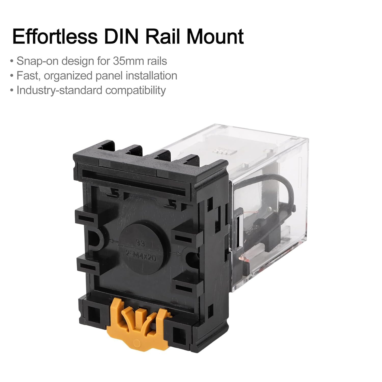 Power Relay MK2P-I 12VDC Coil DPDT 8 Pin with Plug-In Terminal Socket,For Automa
