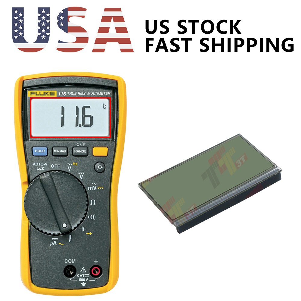 Display for FLUKE 113 114 115 116 117 True-rms Digital Multimeter Repair