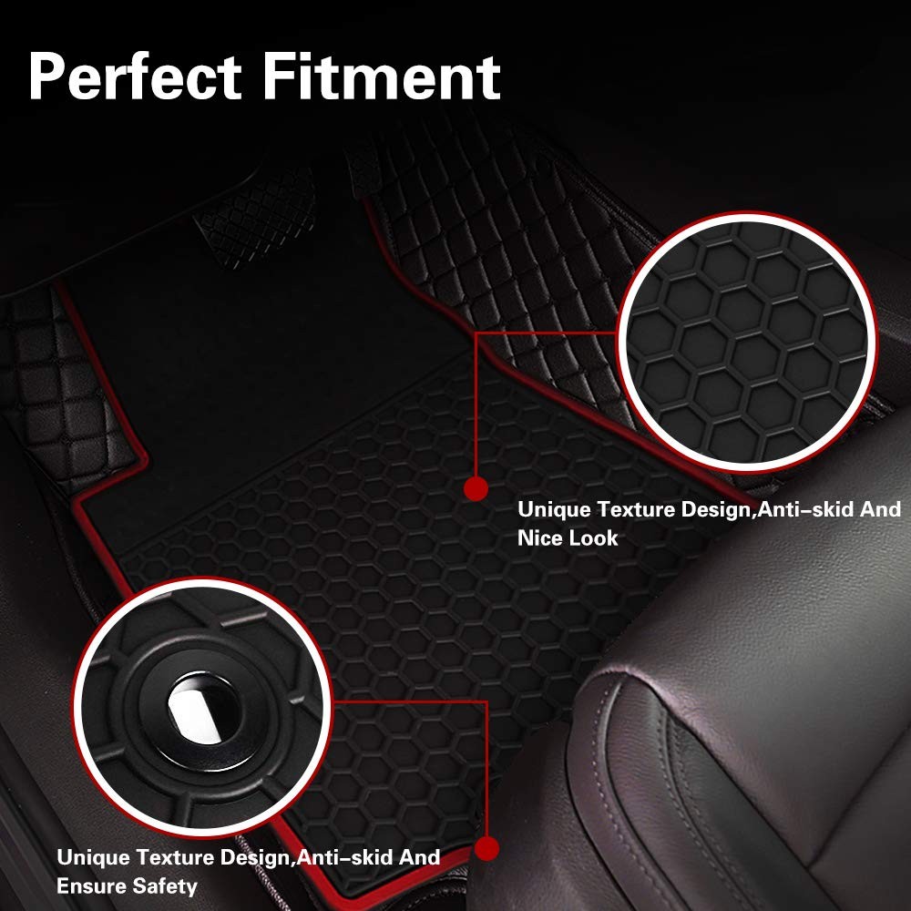 San Auto Car Floor Mats Custom Fit For Toyota Camry 8Th 2018 2019 2020 2021
