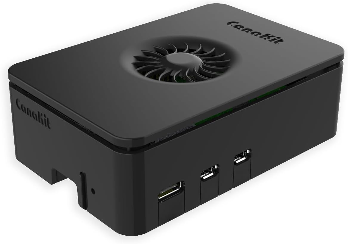 CanaKit Raspberry Pi 5 Starter Kit PRO – Turbine Black (128GB 4GB RAM