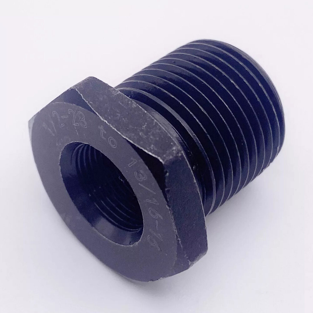 4PCS Steel Thread Adapter 1/2×28 to 5/8×24 / 3/4×16 /13/16×16 / 3/4 NPT US