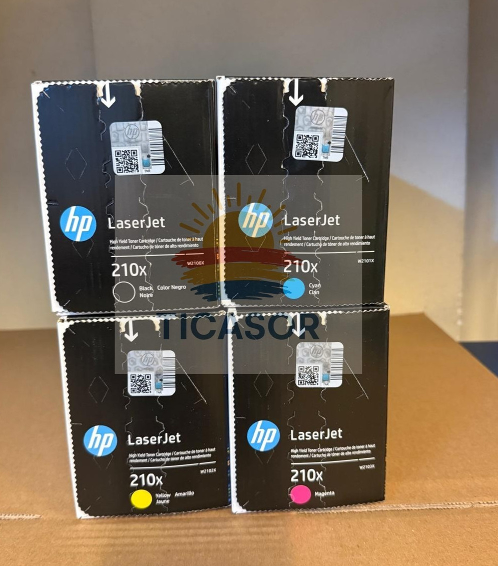 HP 210X High-Yield Toner Cartridge Set-Black, Cyan, Magenta, Yellow ( 4-pack)