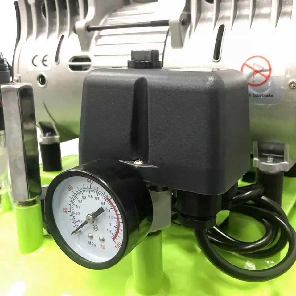 Dental Silent Oil Free Oilless Air Compressor 40L Tank 800w 155L/min GA-81 US