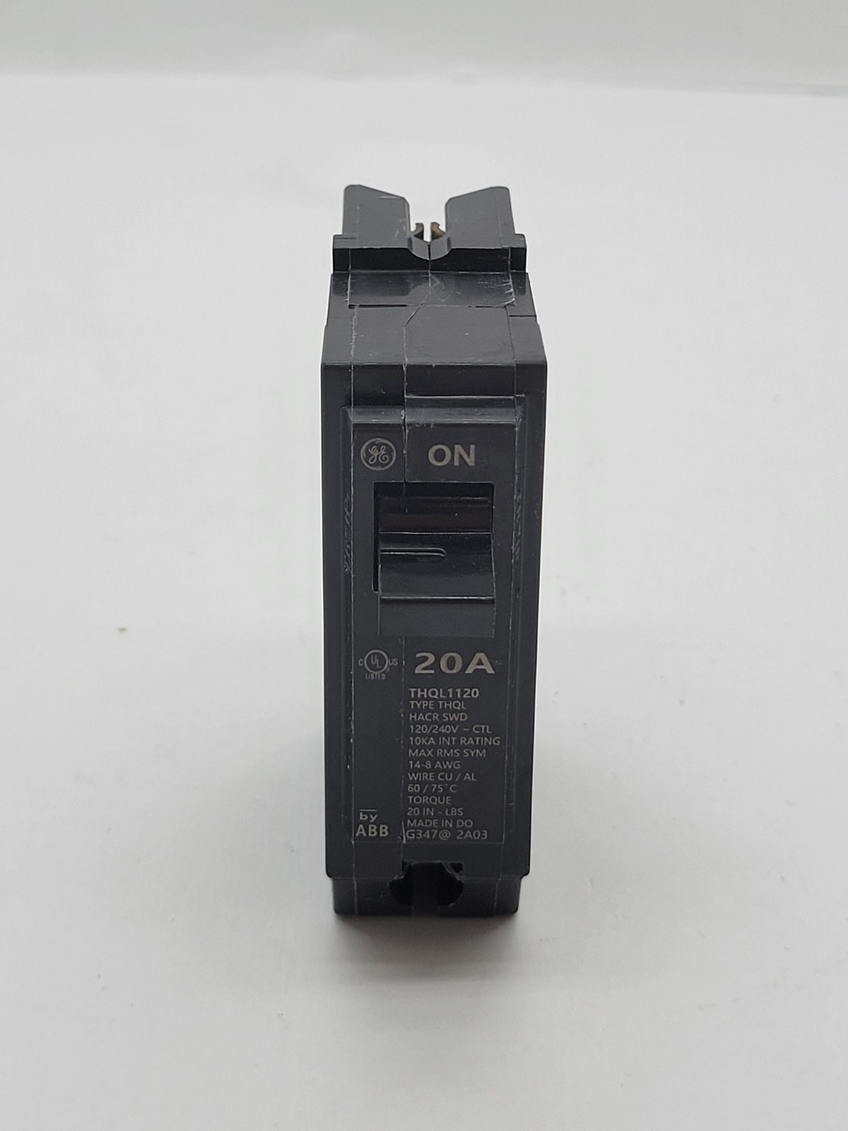 10PC General Electric THQL1120 Plug-In Circuit Breaker 20A 1P 120/240V THQL