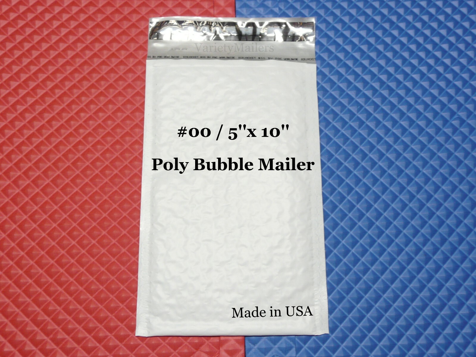25 Poly Bubble Envelopes #00 / 5”x 10” Self-sealing Mailers ~ Made in the USA