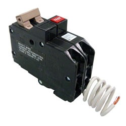 2 Pole, 20A, Plug-in, 120/240 VAC, Type CH Ground Fault Circuit Breaker