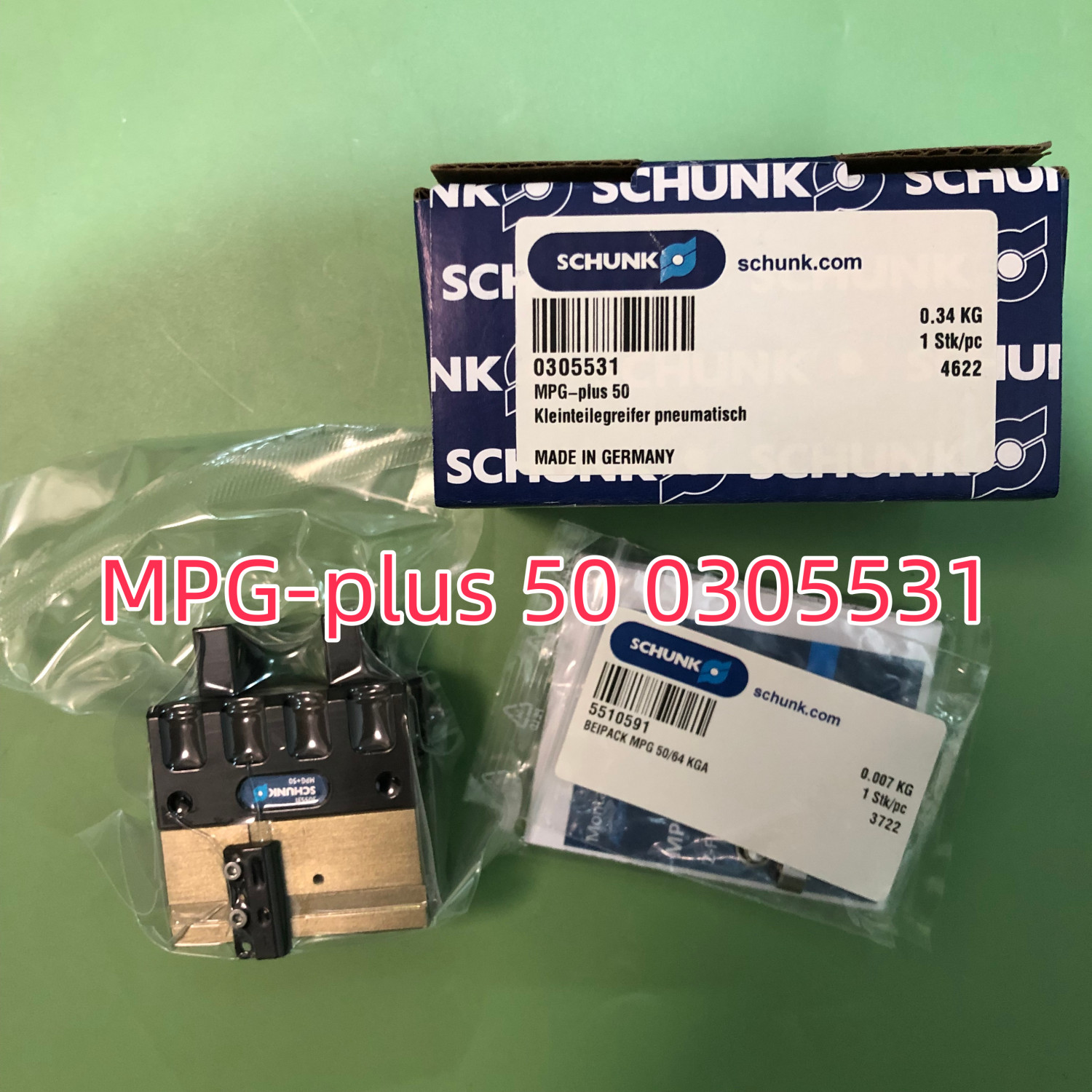 Schunk MPG-plus50 0305531 New Kleinteilegreifer pneumatisch Fast Shipping