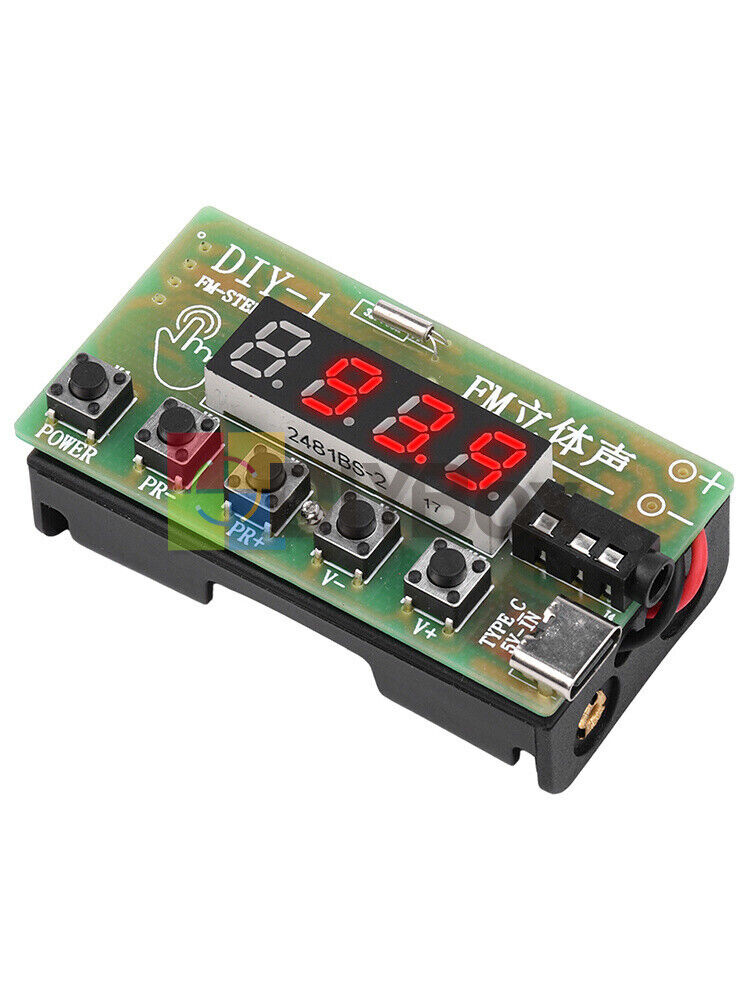 Electronic DIY Kits AM/FM Radio Receiver Module Kits Wireless Stereo 87-108MHz