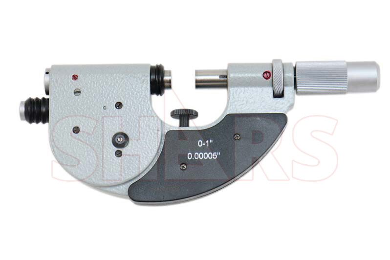 SHARS Range 0-1″ Indicating Dial Snap Micrometer Graduation .00005″ IP54 NEW R}