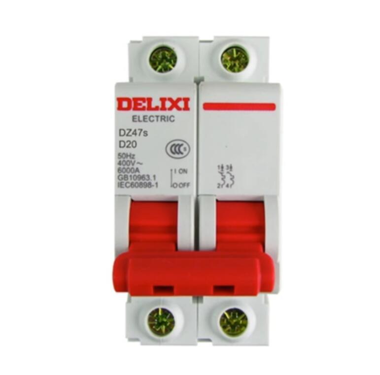 Delixi DZ47S Series Air-Switch Circuit Breaker D-Type Brand