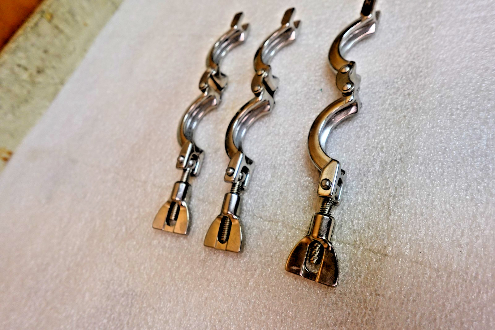 (3) No Name 1.5″ 1-1/2″ Stainless S/S Sanitary Tri-Clover Tri-Clamp Lot of 3