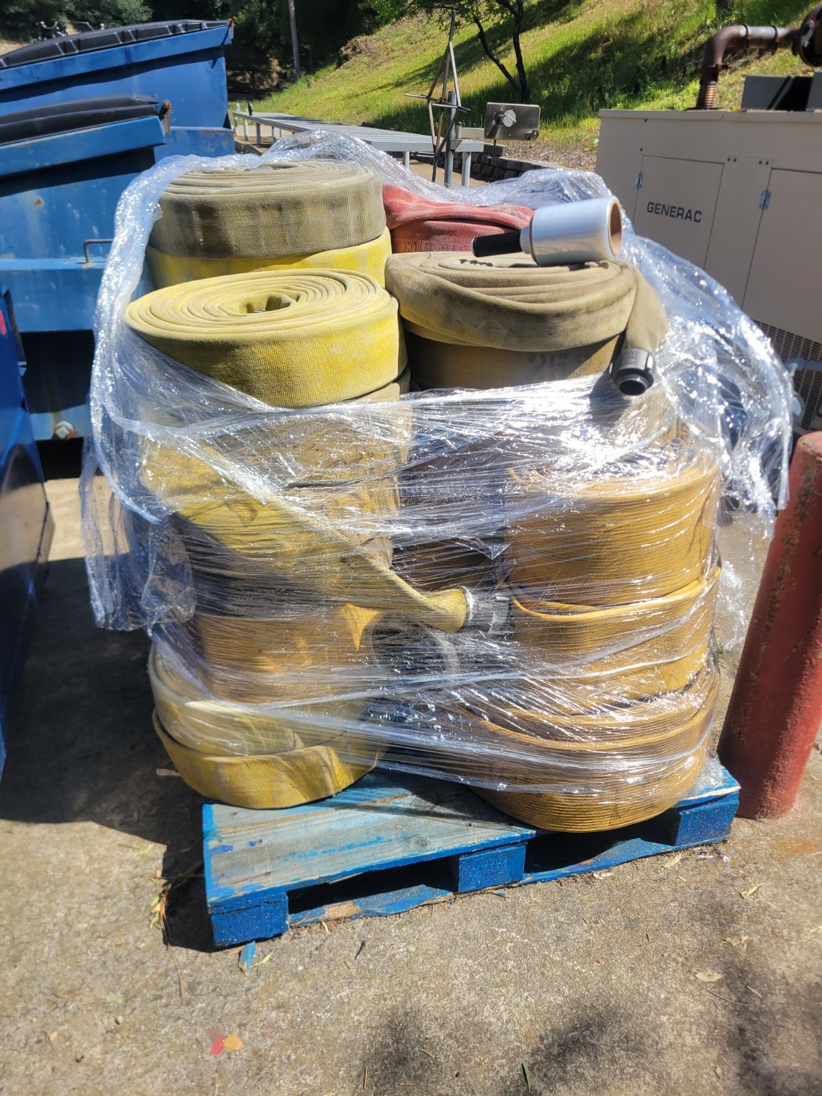 2 1/2″ 2.5″ x 50 ft Fire Hose Used With Ends
