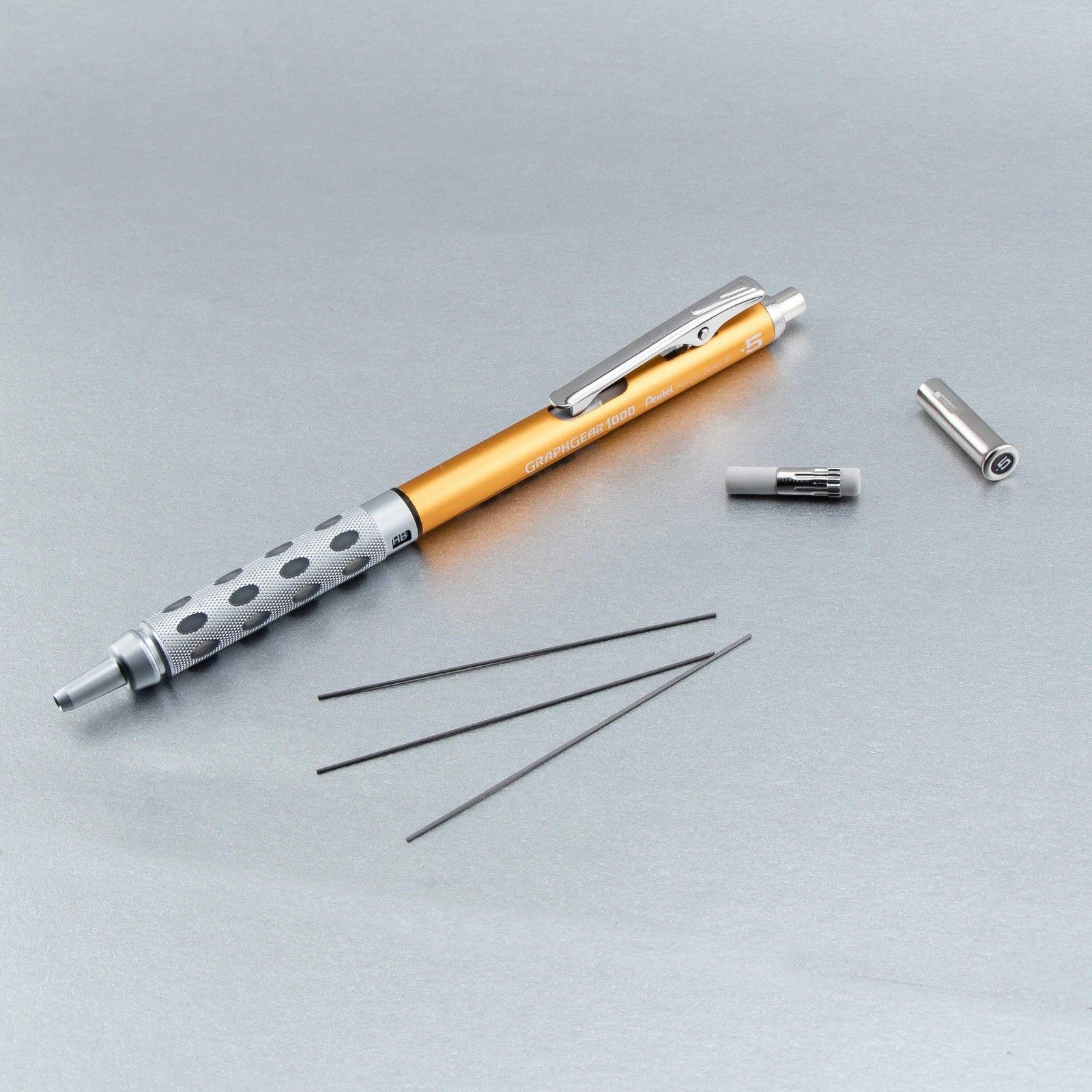 GraphGear 1000 Mechanical Drafting Pencil (0.5mm), Limited Edition Gold Accents