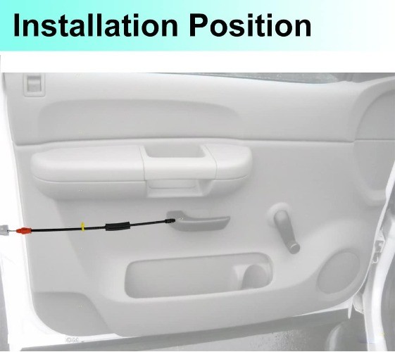 25880301 Front Left Right Side Door Locking Cable Door Handle Latch Release Cabl