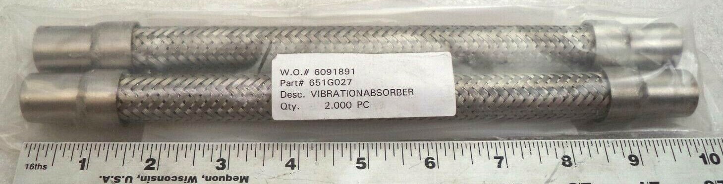 (2 per Bag) 5/8in X 9-7/8in HVAC Vibration Absorber, p/n 651G027