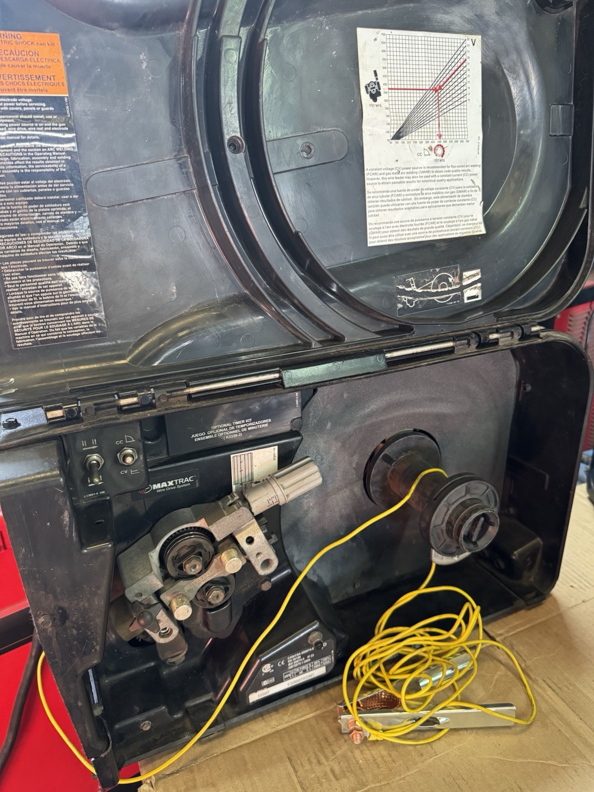 Lincoln LN25 PRO Wire Feeder SET UP For Wire Size Needed By Buyer Refurbished