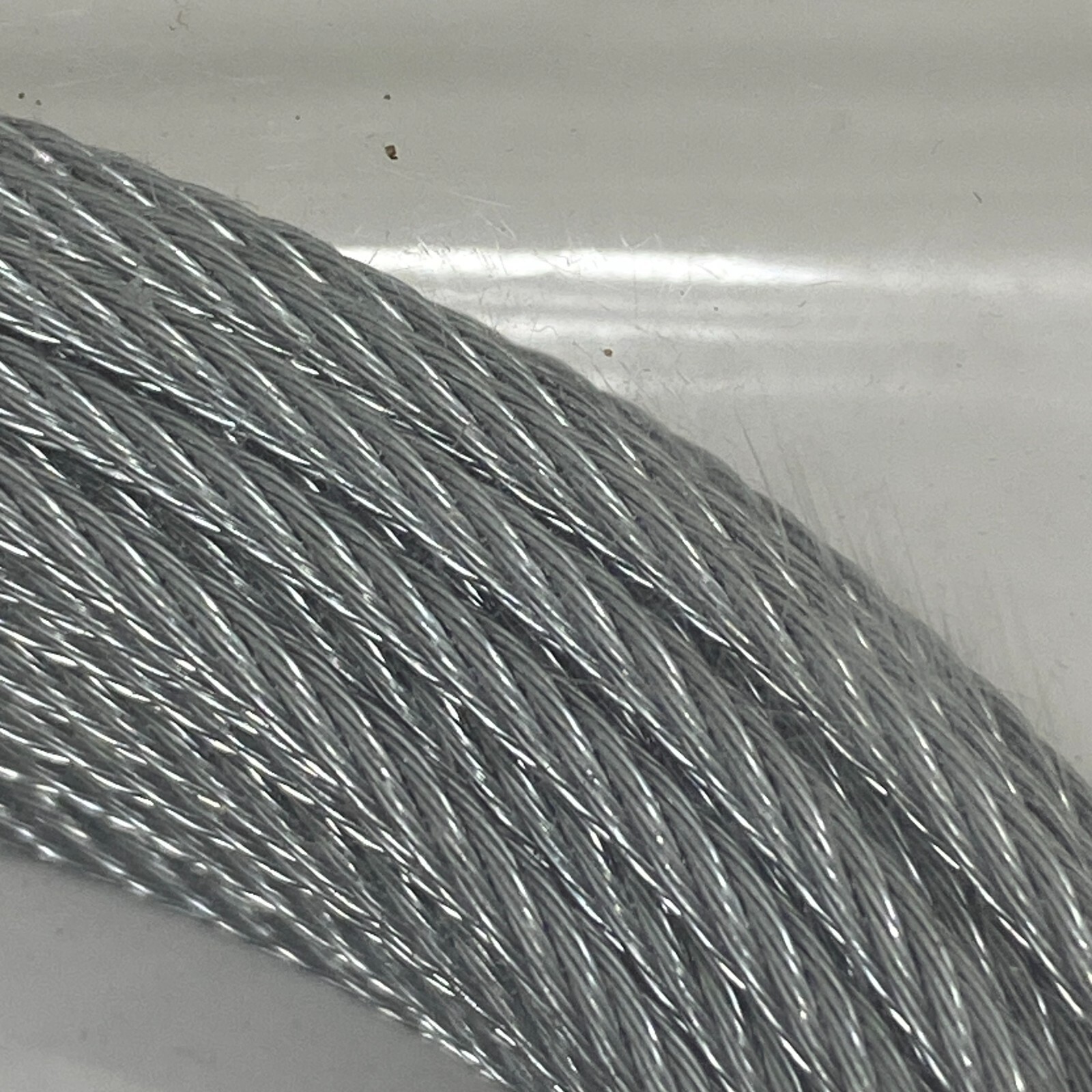 Galvanized Metal 100 Foot 3mm (1/8″) Wire Cable 1,540 lbs Aircraft Grade Fused