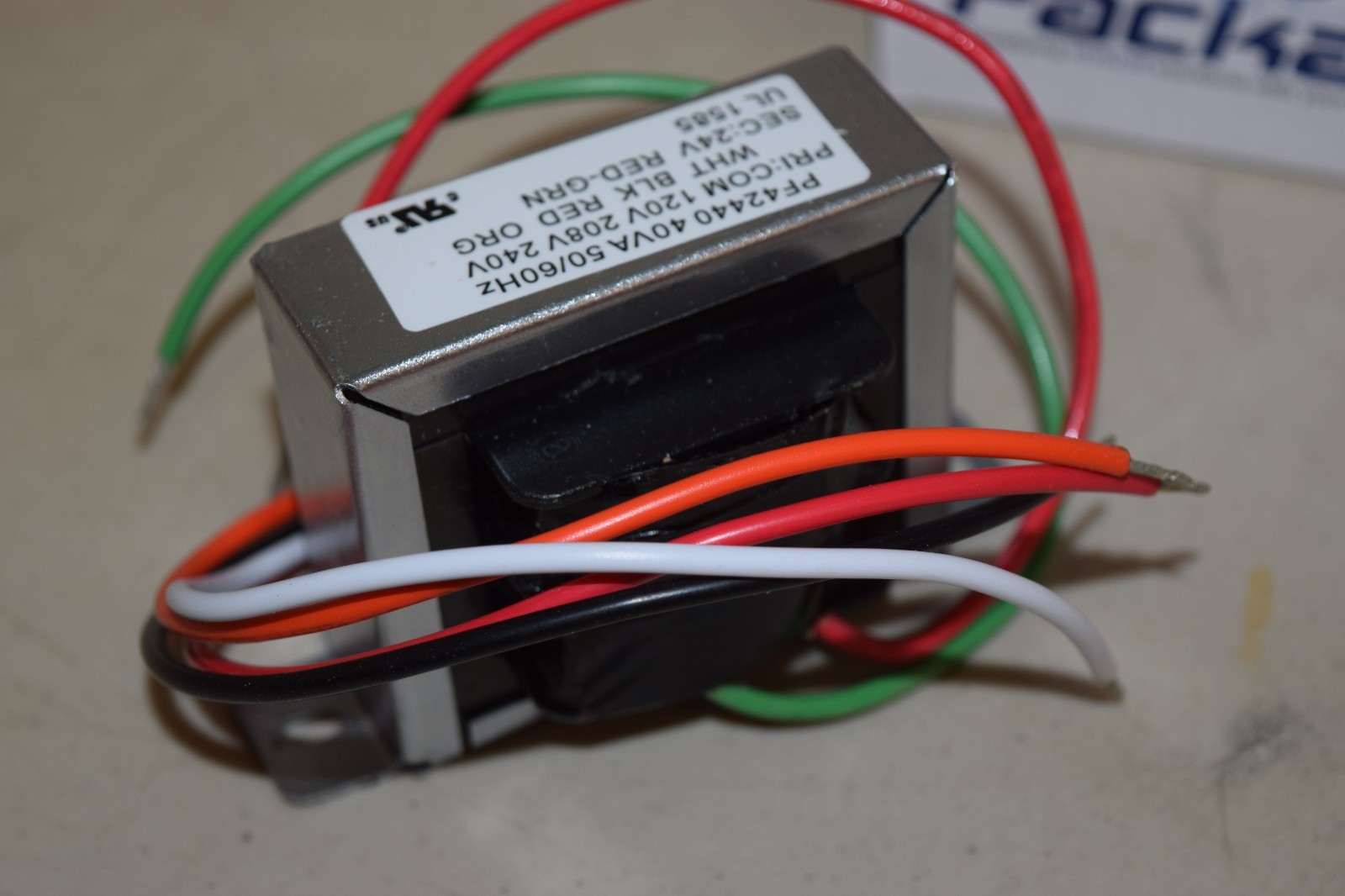 Packard PF42440 Transformer Foot Mounted 120/208/240V Primary 24V Secondary