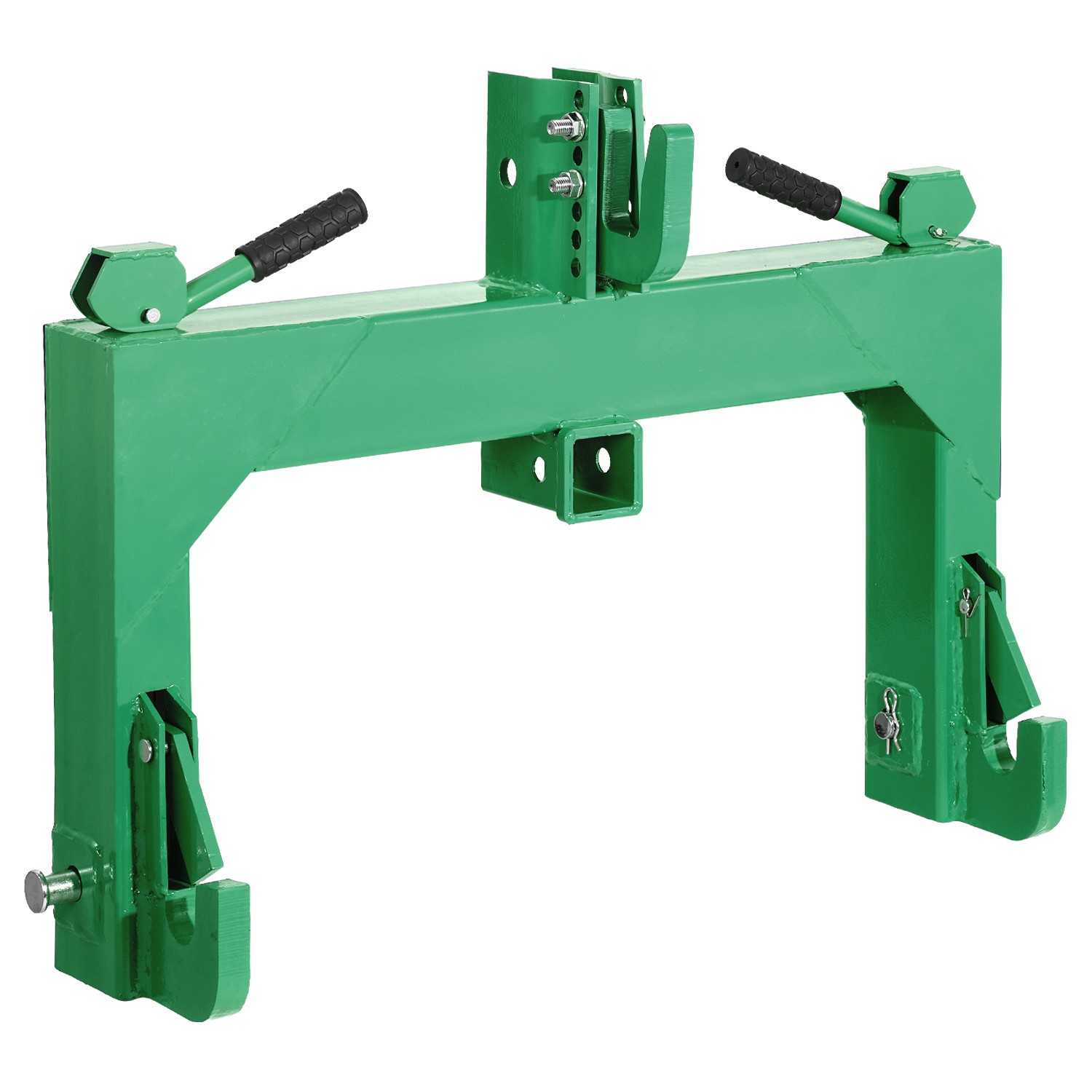 Uimoso 3-Point Quick Hitch with 2″ Receiver for Category 1 & 2 Tractors, 3000lb