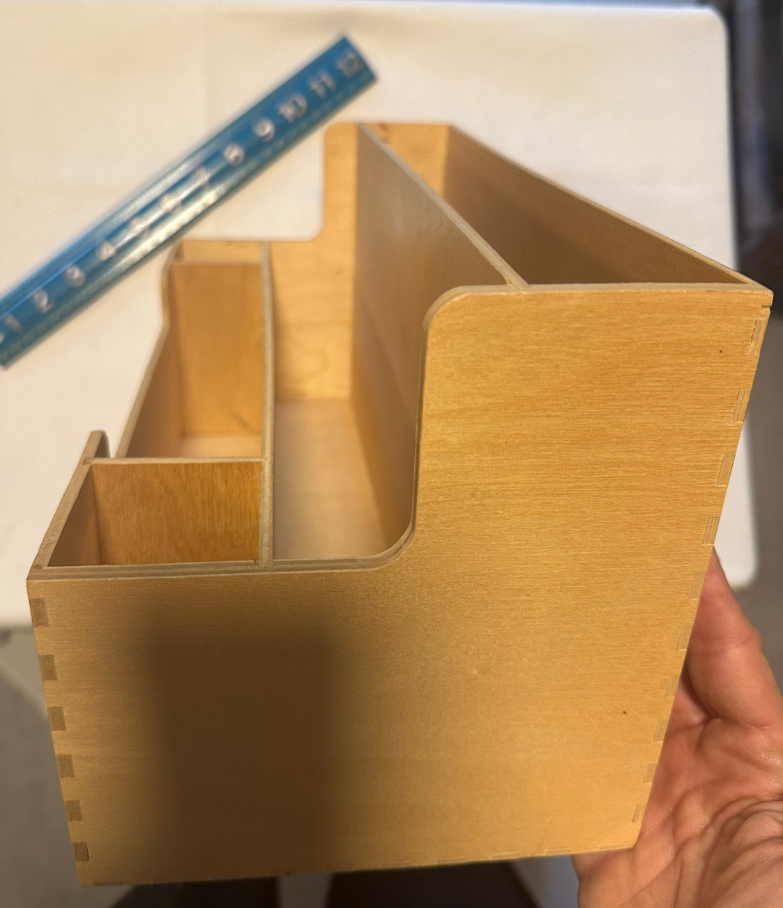 Vintage IKEA 1999 Birch Plywood Desk Organizer Storage 400.373.32 Poland