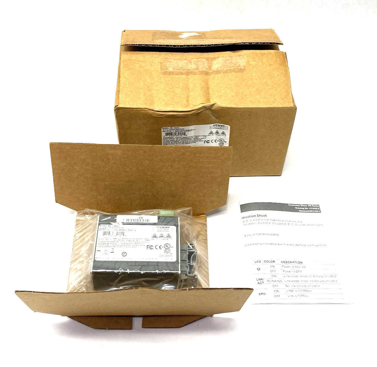 HMS Networks, Red Lion 104TX N-Tron® Unmanaged 4-port Ethernet Switch