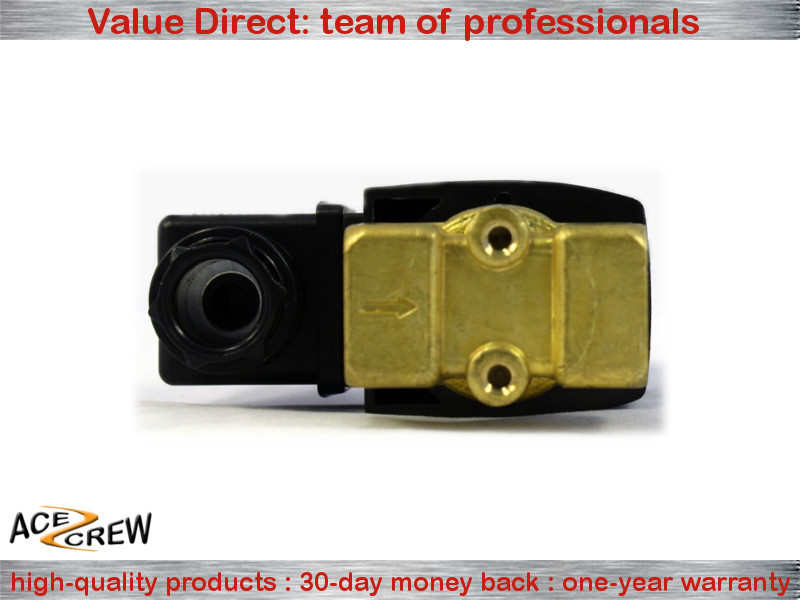 VITON 3/8 in 220V-240V AC Brass Solenoid Valve NPT Gas Water Air Normally Closed