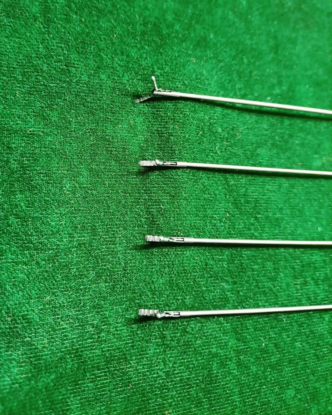4pc Hysteroscopy Semi Rigid Alligator 5FR with Black Rotar Reusable Instruments