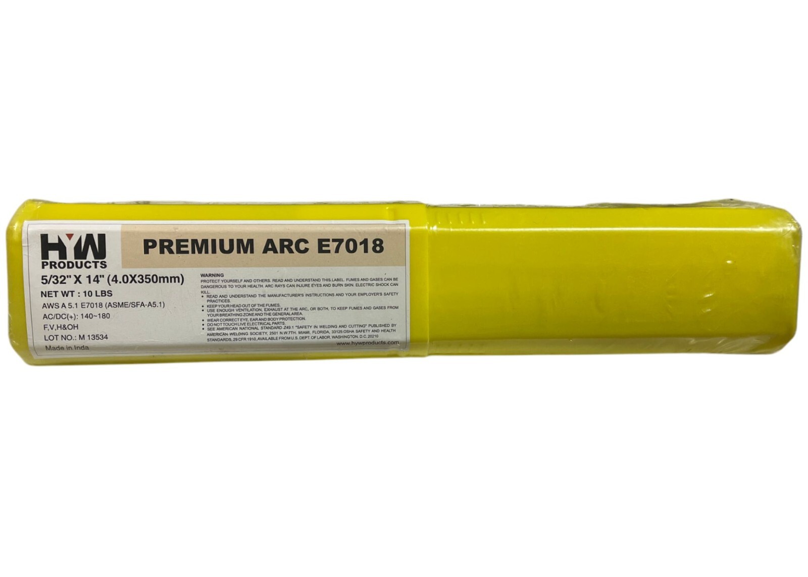 E7018 5/32″ Premium Arc Welding Rods Carbon Steel Electrode 60 lb (10 lb x 6-pk)